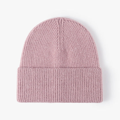 Solid Color Large Size Knit Beanie
