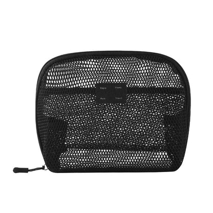 Solid Color Mesh Mini Make Up Bags
