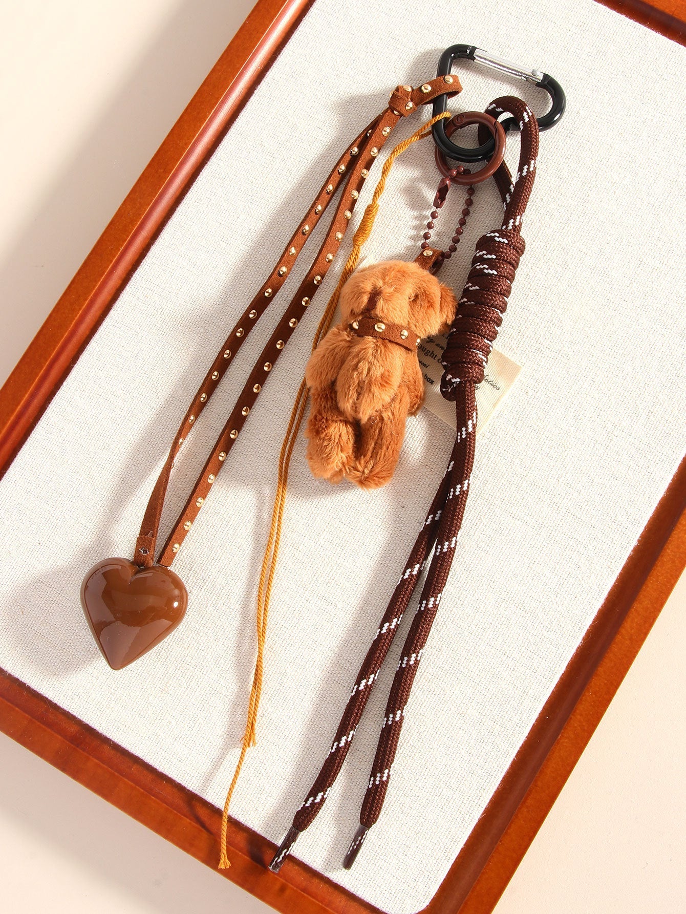 Love Bow Cute Keychain Bag CHarms