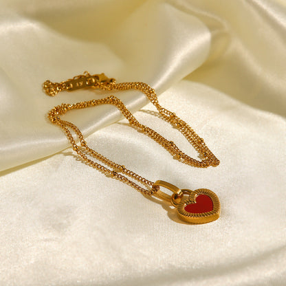 Cute Heart Simple Necklace