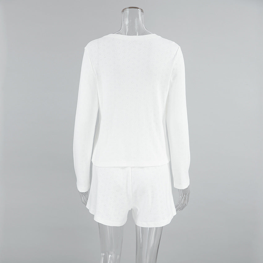 Soft Knit Jacquard Homewear Sets