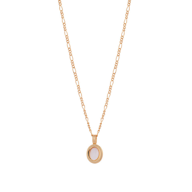 Pearl Shell Layered Simple Necklaces