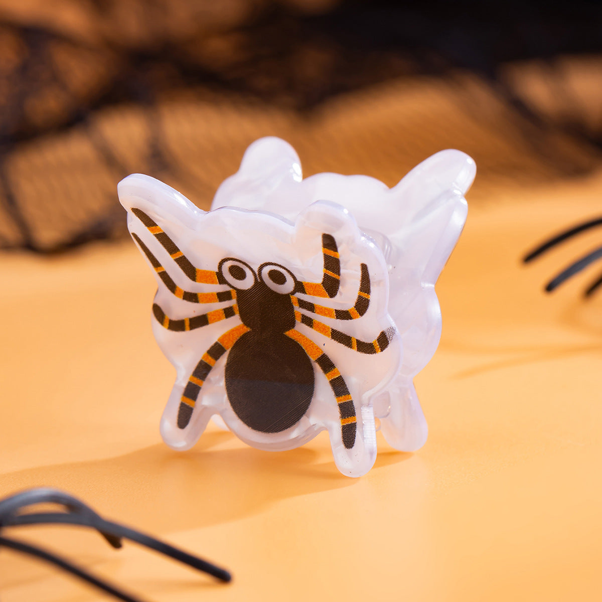 Cute Halloween Spider Ghost Mini Hair Claw