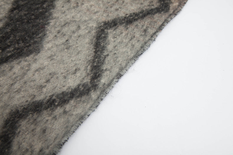 Gradient Color Print Tassel Scarf