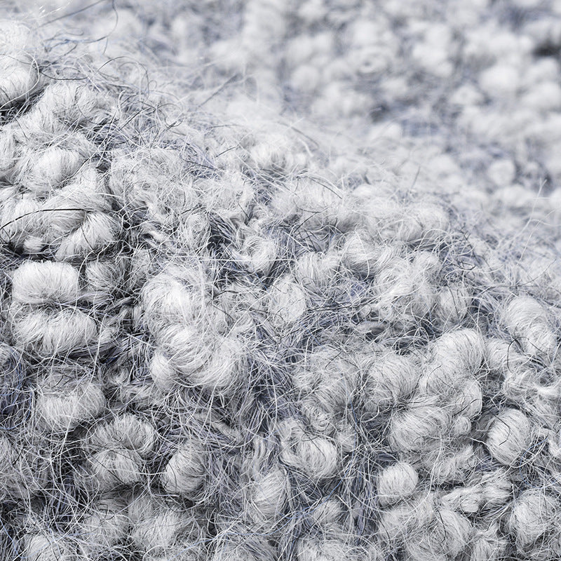 Simple Ribbed Knit Hat Padded Beanie