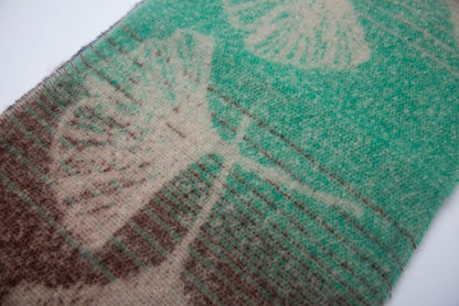 Leaf Print Gradient Color Scarves