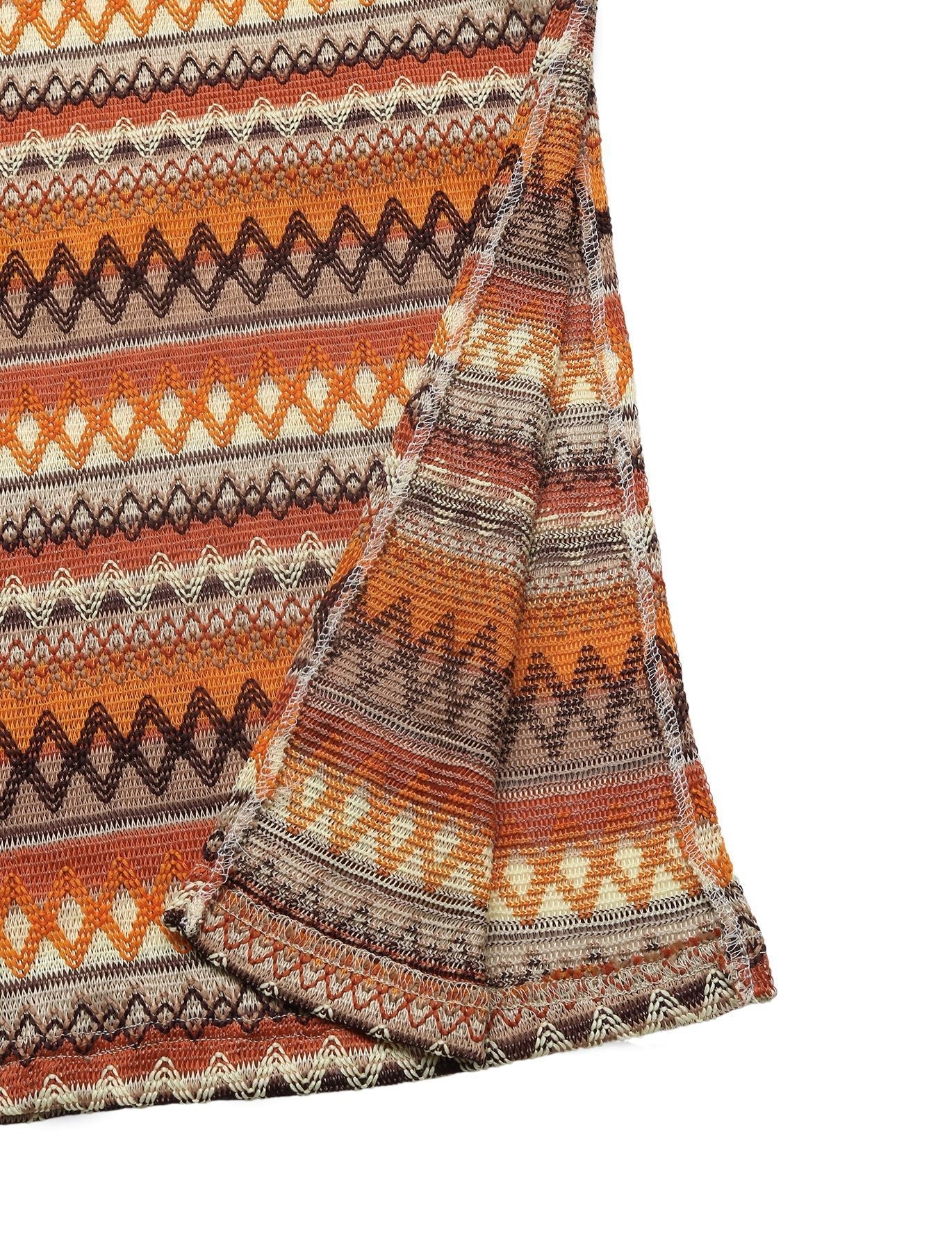 Casual Striped Spaghetti Strap Side Split Dress