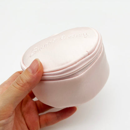 Cute Letter Embroidered Jewelry Case