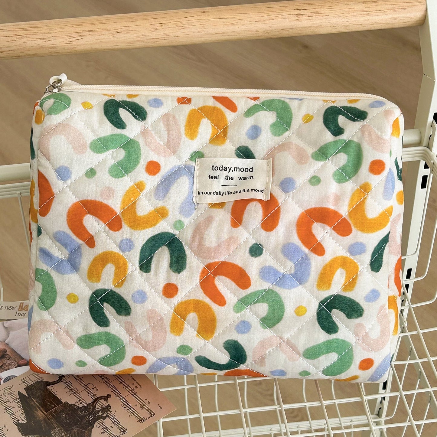 Colorful Letter Cute Make Up Bag