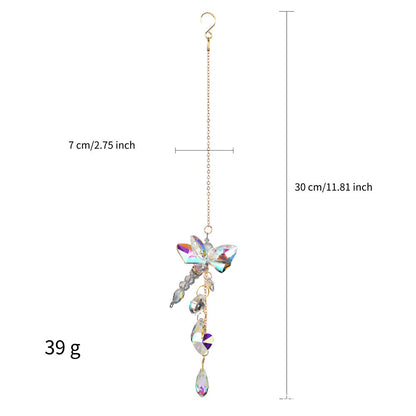 Butterfly Crystal Suncatcher Home Hangings
