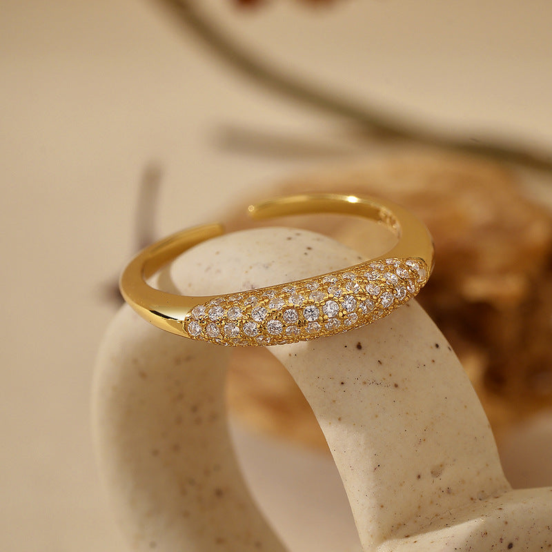 Zircon Adjustable Fine Layered Rings