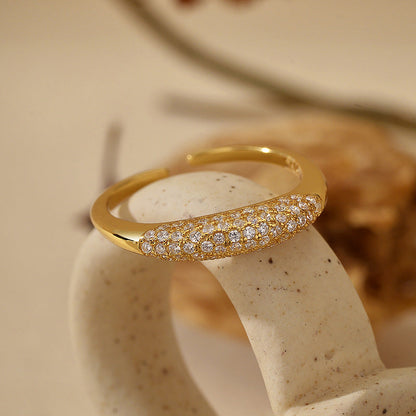 Zircon Adjustable Fine Layered Rings