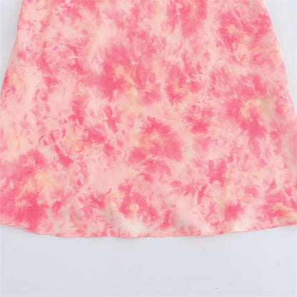 Elegant Flower Printed Cowl Neck Maxi Dress