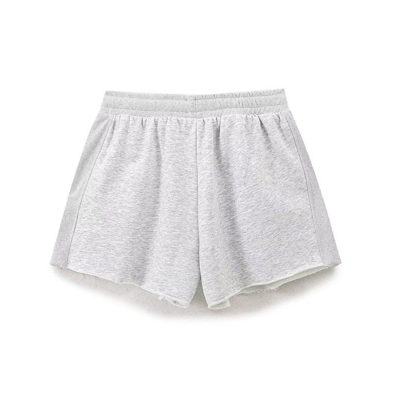 Casual Short Sleeve Top and Shorts Set