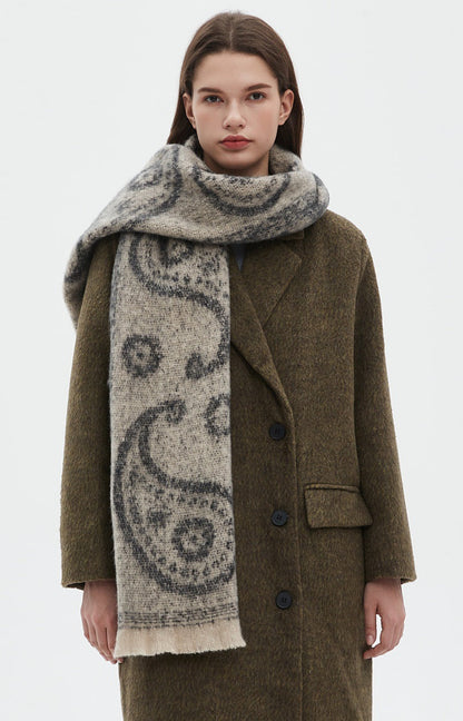 Plaid Print Vintage Scarves