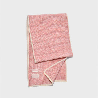 Simple Cozy Wool Blend Knit Winter Scarf