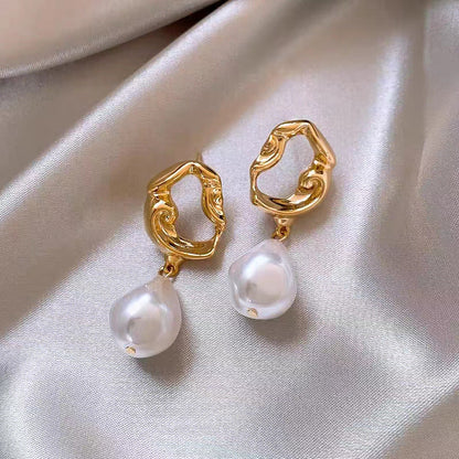 Irregular Elegant Pear Drop Earrings
