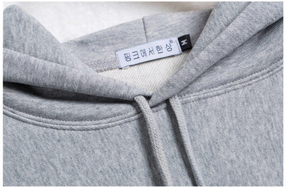 Loose Hooded Short Hoodie