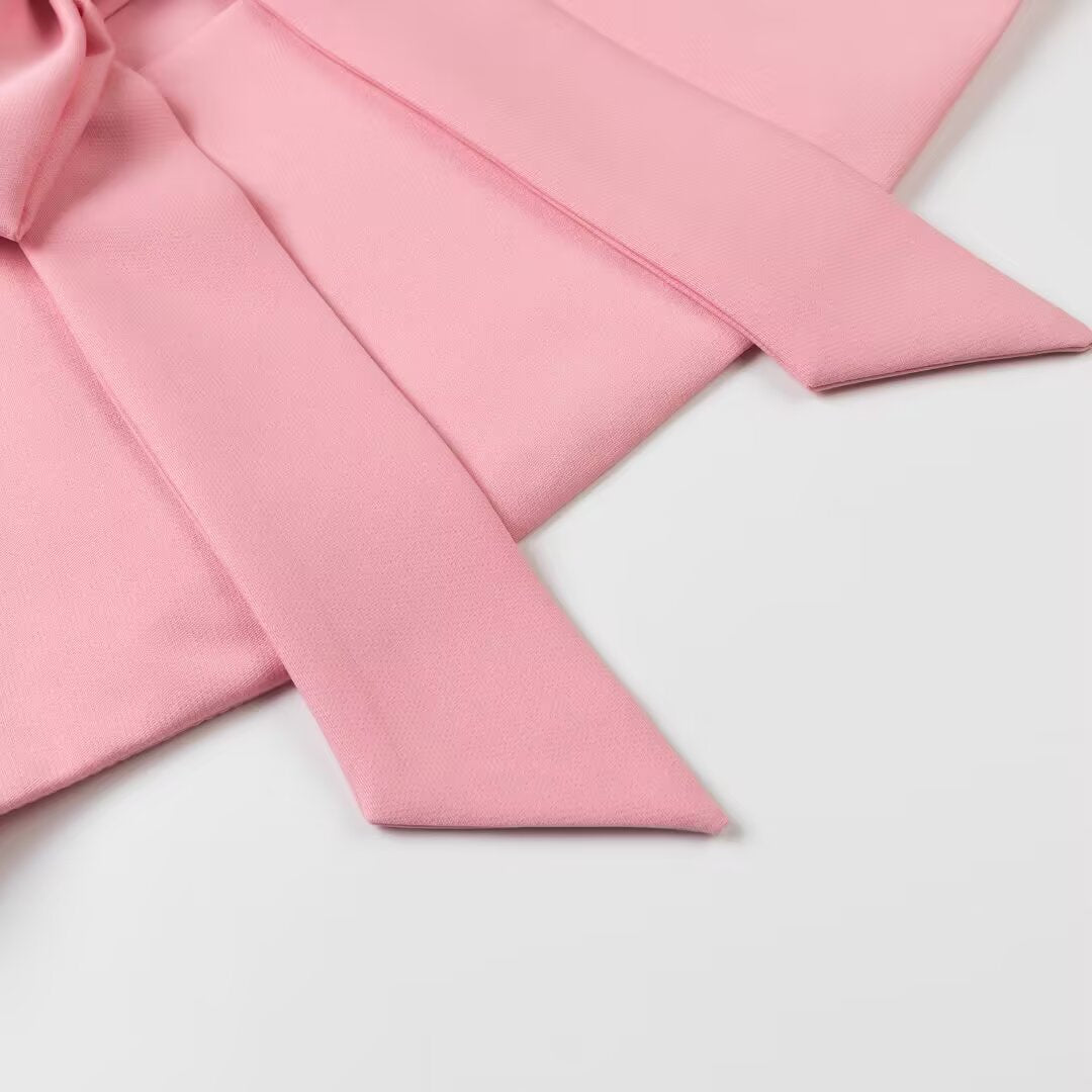 Trendy Solid Color Bowkont Back Sleeveless Top