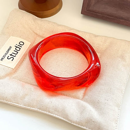 Candy Color Irregular Acrylic Bracelets