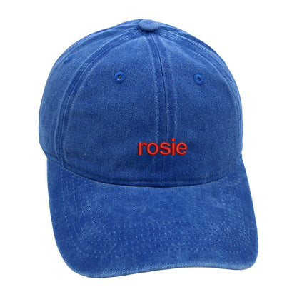 Vintage Washed Letter Embroidered Baseball Cap