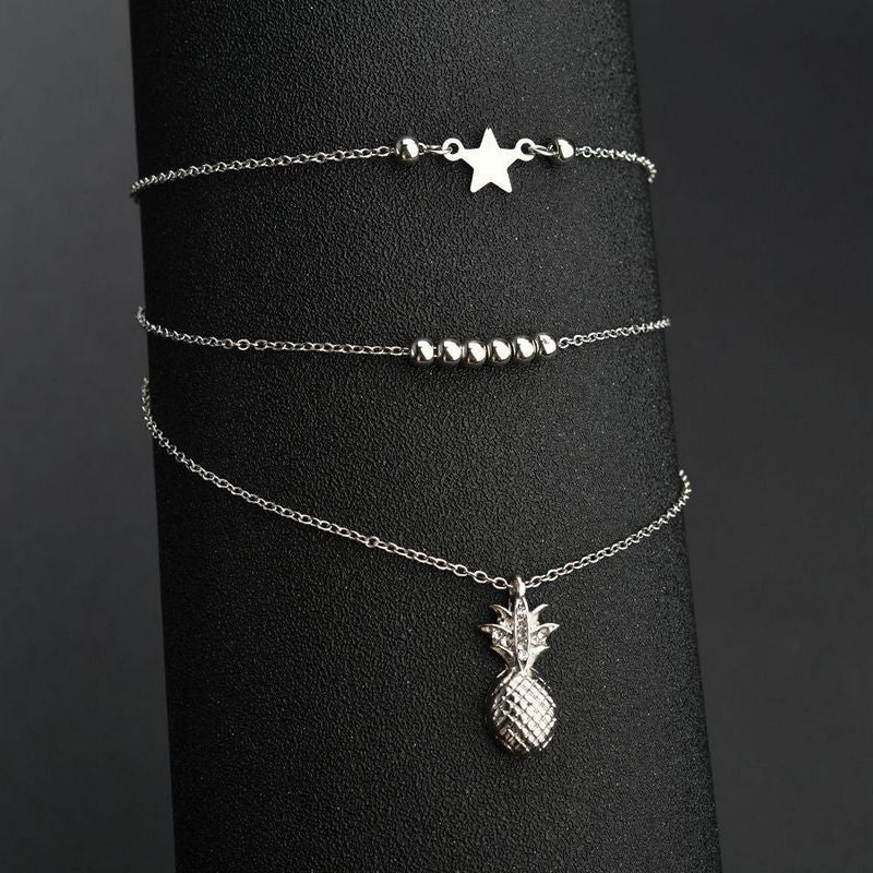 Simple Creative Pineapple Anklet