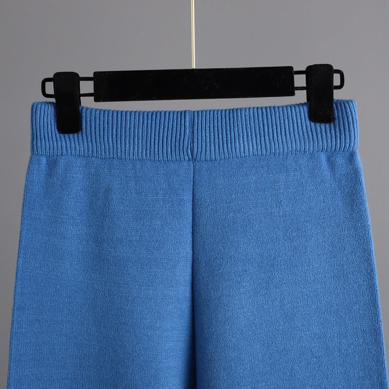 2+ Loose High Collar Knit Sets