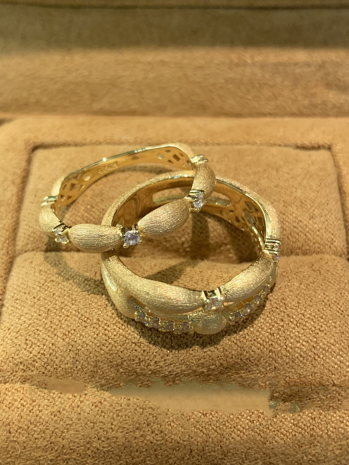 Layered Rhinestone Vintage Elegant Rings