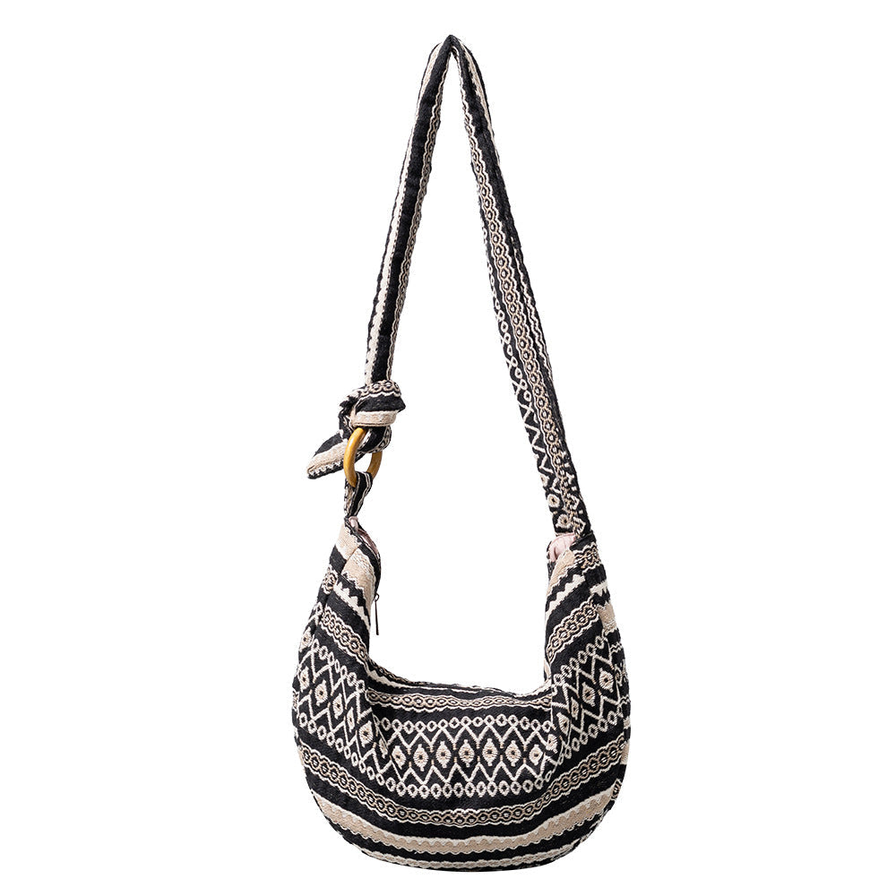 Vintage Print Zipper Bags