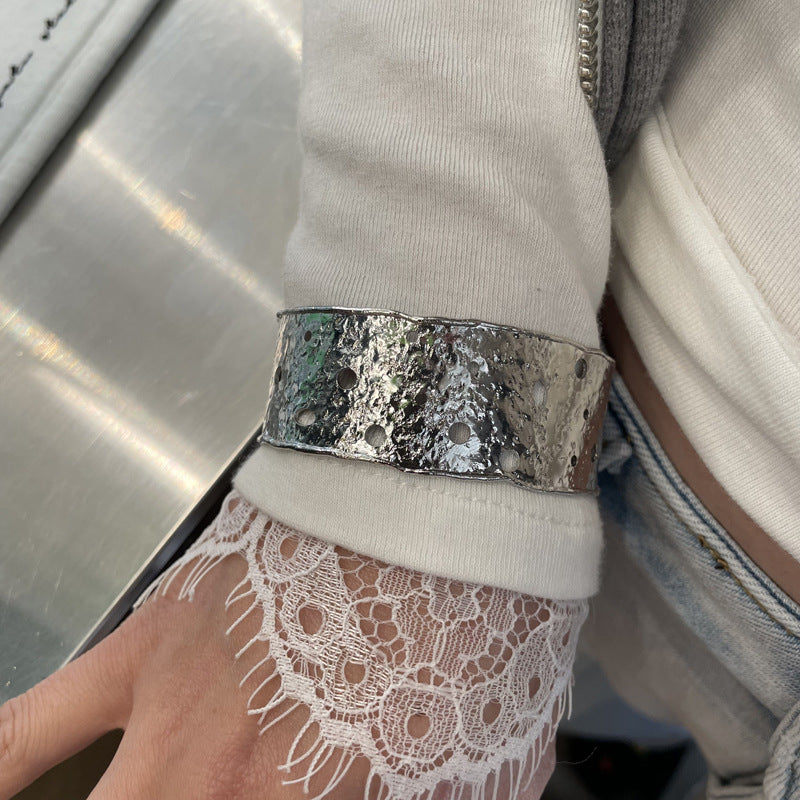 Simple Beads Open Layered Bracelets