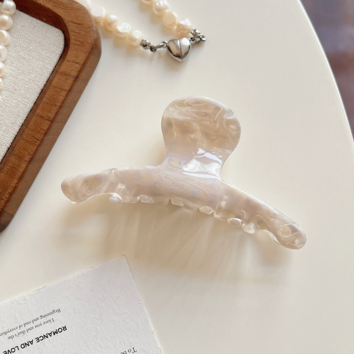 Solid Color Acetate Large Hair Claw