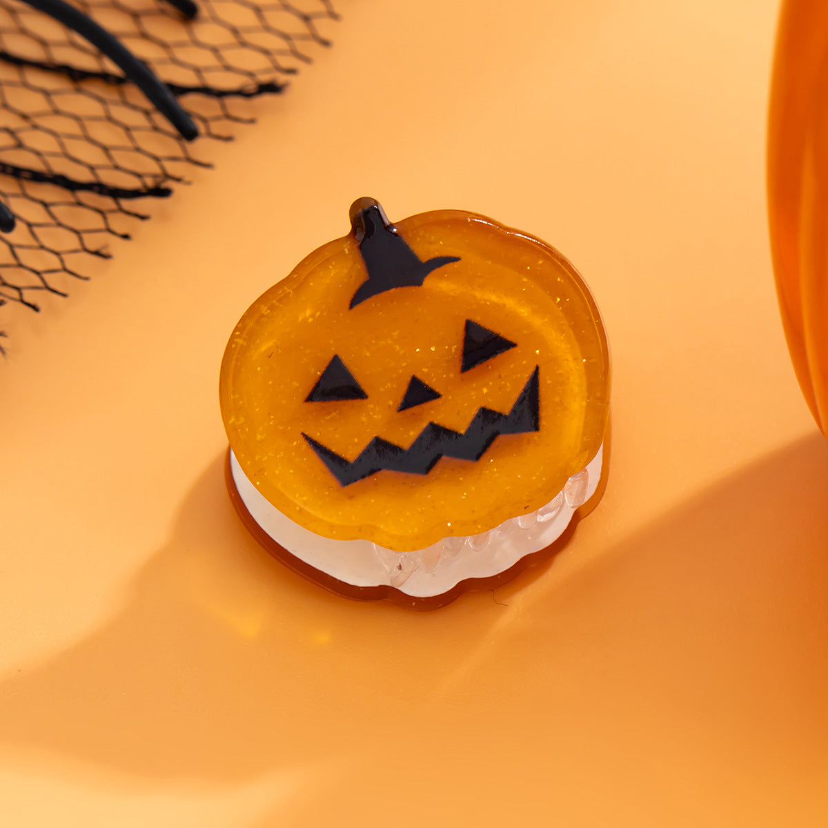 Cute Halloween Spider Ghost Mini Hair Claw