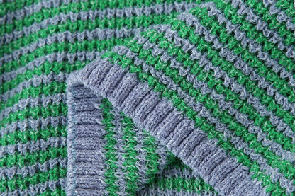 Casual Knit Collared Top and Shorts Set