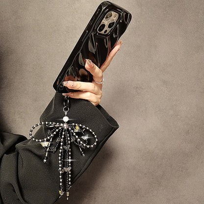 Rhinestone Beaded Bracelet Keychain Bag Charm