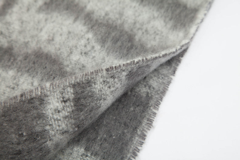 Zebra Print Tassel Scarves