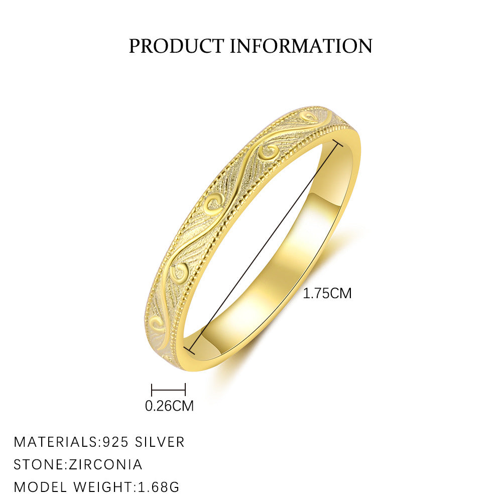 Simple Zircon Geometric Single Rings