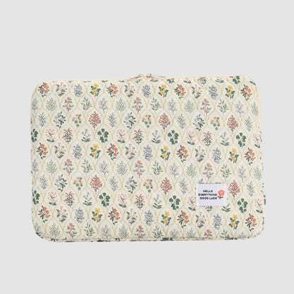 Flower Love Print Cute Laptop Ipad Bag
