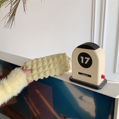 Cute Soft Ruched Makeup Pencil Pouch