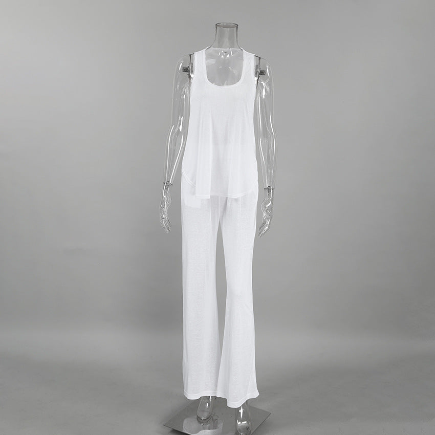 Soft Knit Loose Casual Sleepwear Sets