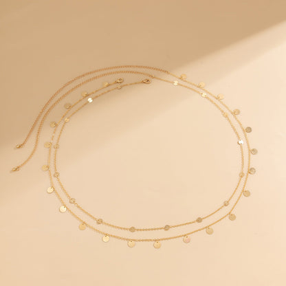 Sexy Pearl Double Layers Waist Chain