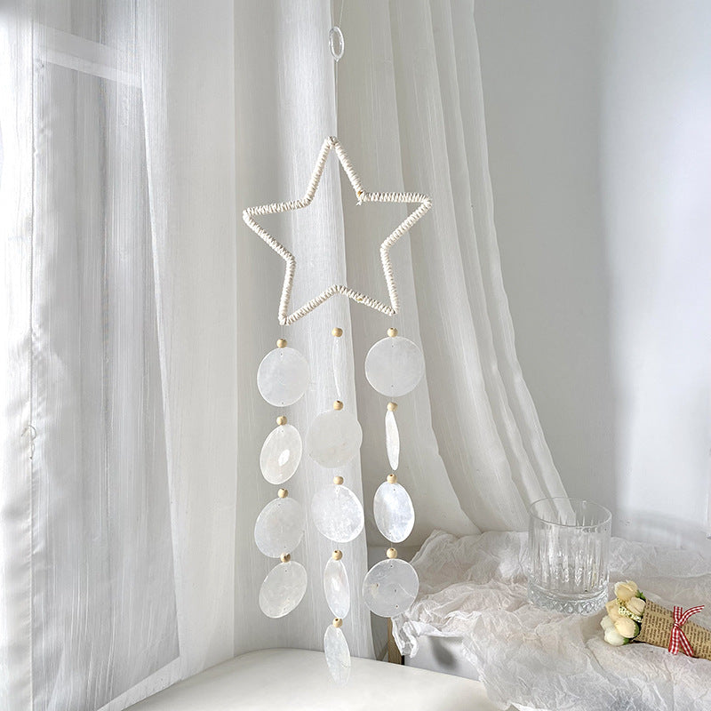 2+Simple Star Shell Suncatcher Hangings