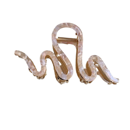 Irregular Wave Large Nonslip Hair Clips