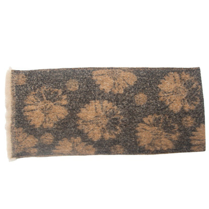 Floral Print Contrast Color Scarves