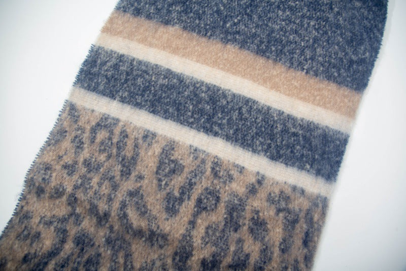 Vintage Leopard Print Scarves