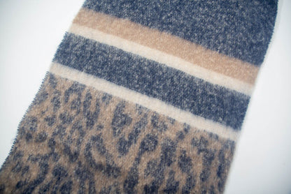 Vintage Leopard Print Scarves