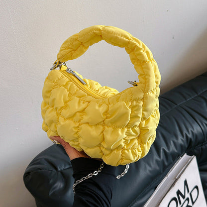 Cute Cloud Puffer Chain Mini Handbag