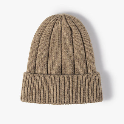Solid Color Thick Knit Beanie