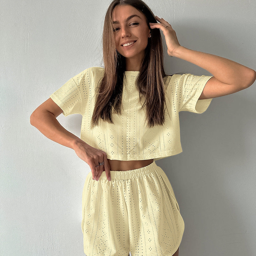 Loose Cute Simple Sleepwear Sets