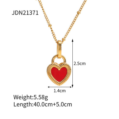 Cute Heart Simple Necklace