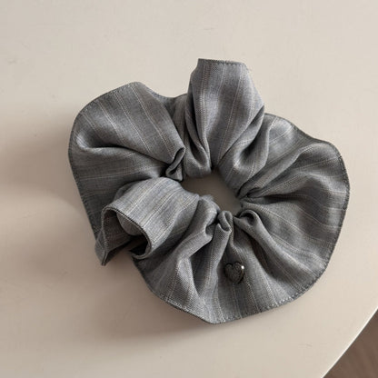 Fine Pinstripe Simple Love Hair Tie